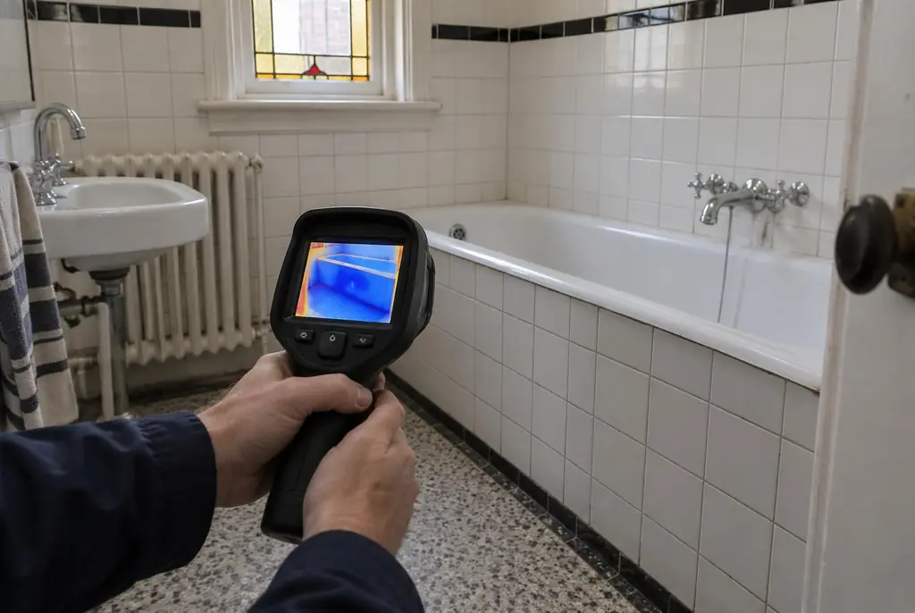 Lekdetectie Twello – onderzoek in een badkamer van een oudere woning