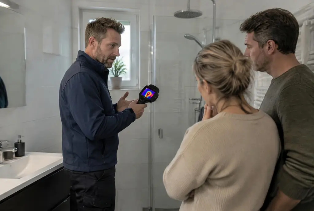 Lekdetectie Twello – specialist legt bevindingen uit aan bewoner